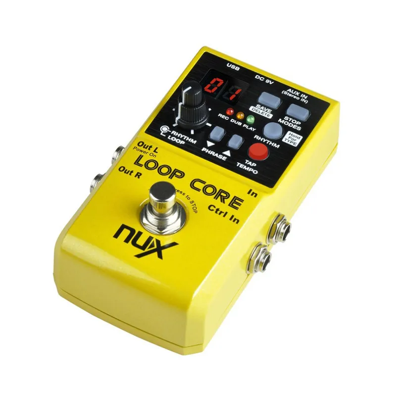 NUX петля ядро гитарные педали эффектов петлер экстенсивная педаль 6 часов время