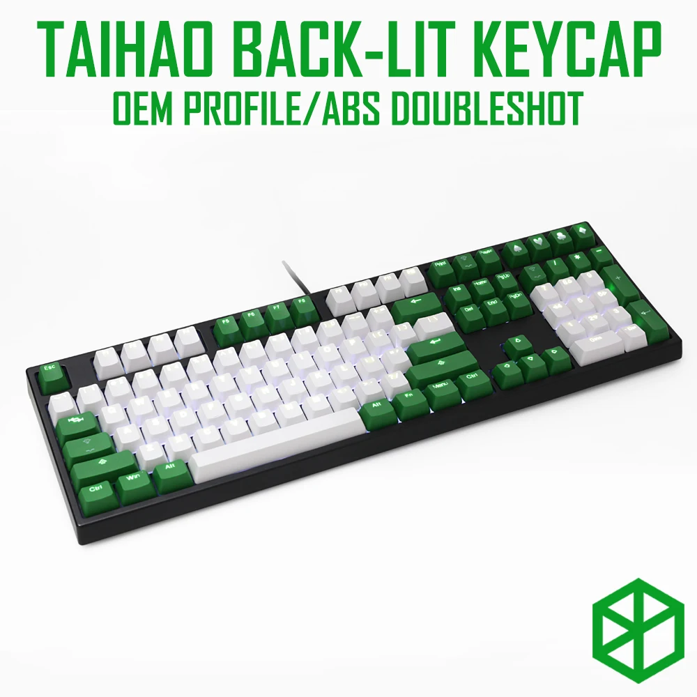 Taihao abs двойные колпачки для ключей diy игровой механической клавиатуры с