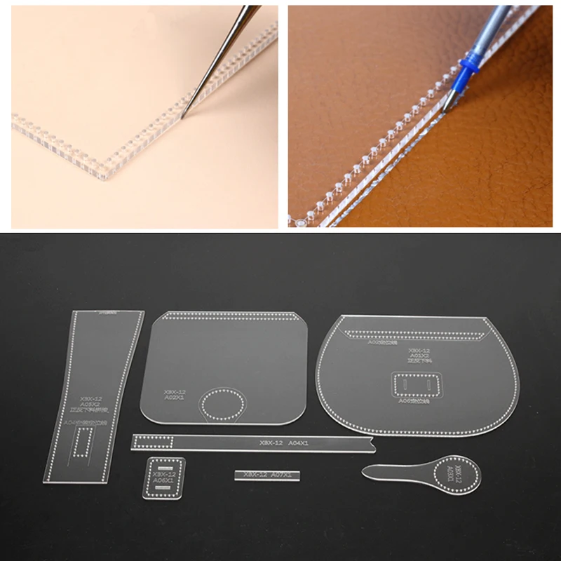 YOMDID 7 Шт. Набор Инструментов Для Изготовления Акриловой Кожи Винтажная Сумка На