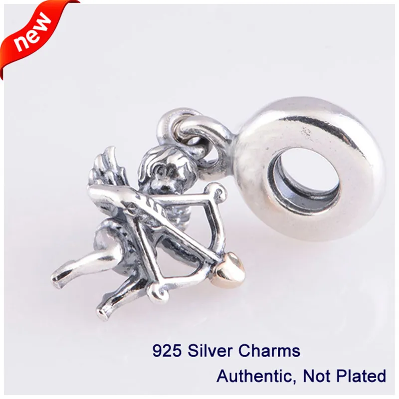 Подходит для браслетов Pandora Cupid подвески S925 оригинальные бусины из стерлингового