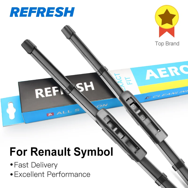 REFRESH Щетки стеклоочистителя для Renault Symbol Fit Bayonet Arms 2009 2010 2011 2012|wiper blade|renault wiper bladeswiper