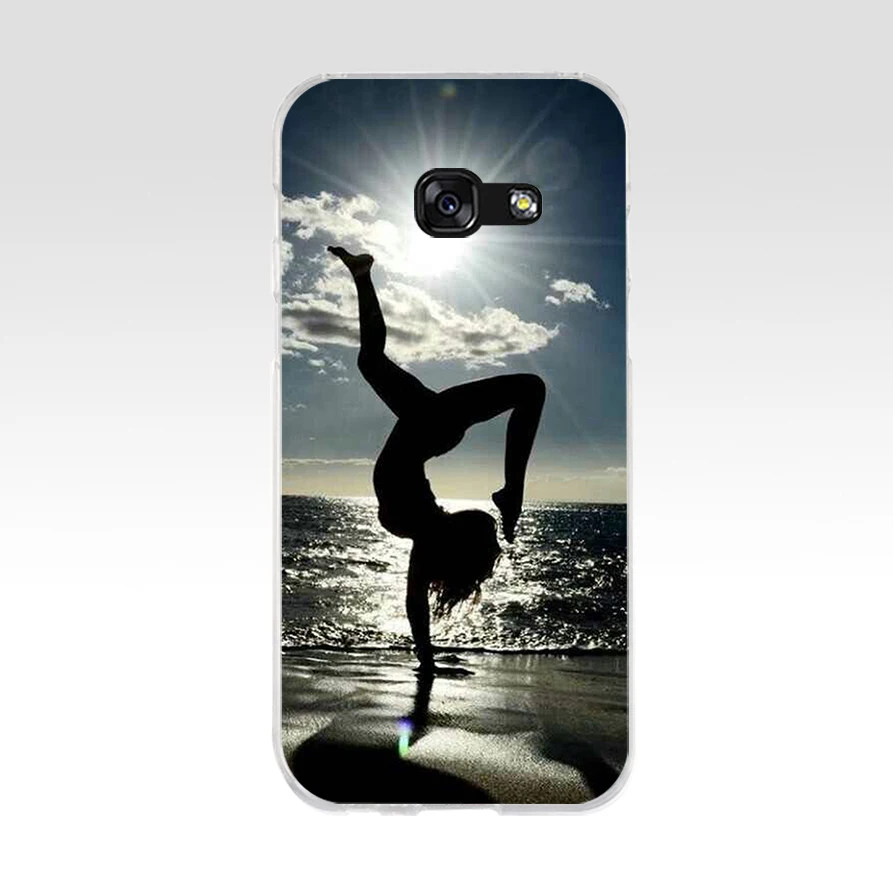243AQ гимнастический Мягкий Силиконовый ТПУ чехол для телефона Samsung galaxy a3 a5 2016 2017 a6 A8