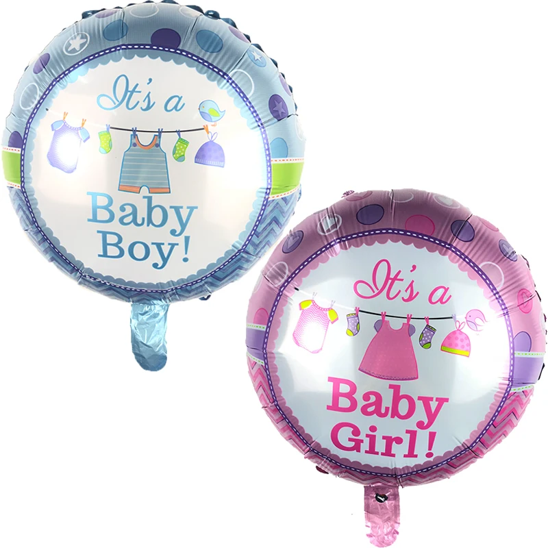 

50PC 18inch baby boy baby girl balloon Helium balloons birthday party decorations kids baby shower globos