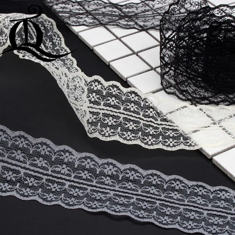 10Yard/Lot New Selling mix Colors High Quality Lace Ribbon Width 44MM DIY Embroidered Net Trim Fabric For Sewing Decoration - купить по