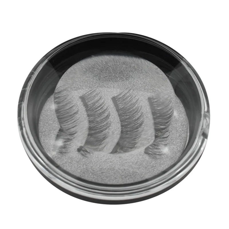 

False Eyelashes With 2 Magnets Handmade 3D/6D Natural Lashes 24P