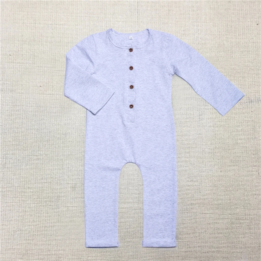 Baby Spring Rompers Boy Cotton Harem Jumpsuit Boy's Plain Black Gray Romper Pajamas Newborn Fashion Clothing 2021 New 30 |