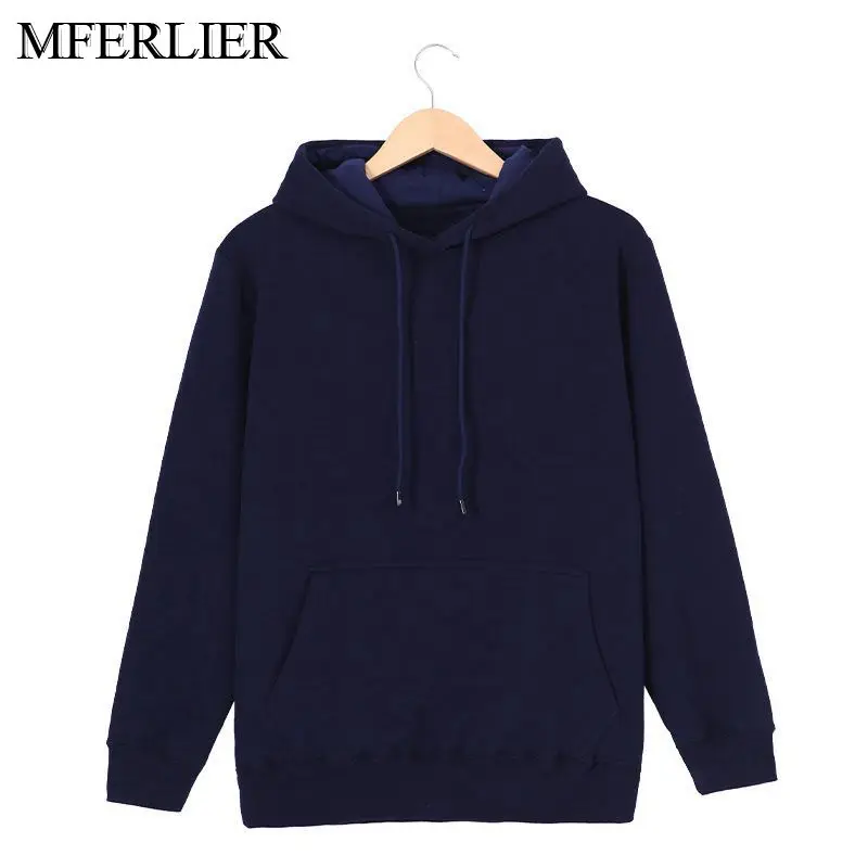 Мужские толстовки MFERLIER на осень зиму 5XL 6XL 7XL 8XL яркий вес 125 кг свободные свитшоты