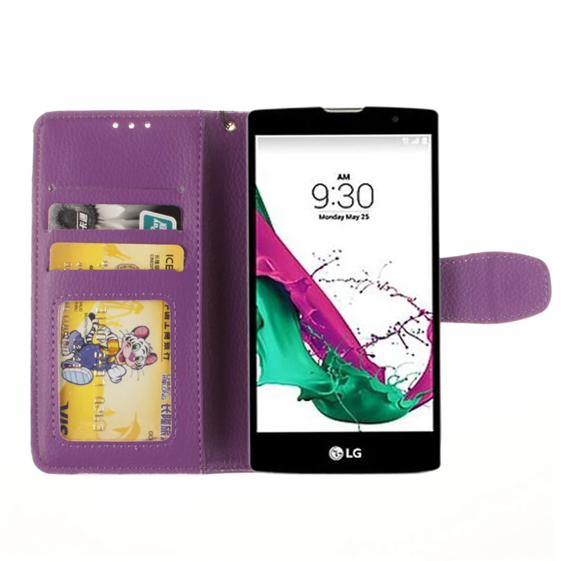 Роскошный кошелек чехол для LG Magna H502F H525N H500F H522Y флип искусственная кожа + защитный