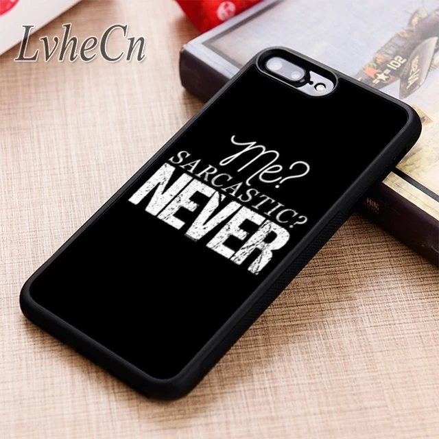 LvheCn SARCASM шуточная Цитата саркастический чехол для телефона iPhone 5 6s 7 8 plus 11 12 Pro X XR XS