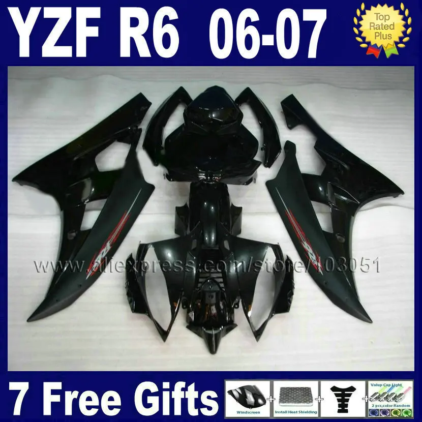 Индивидуальные литьевые дорожные Обтекатели для YAMAHA 2006 2007 YZFR6 06 07 YZF R6 YZF600 матовые
