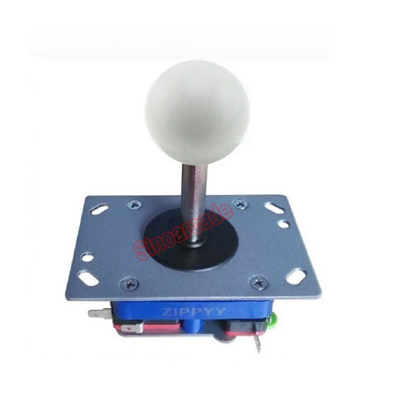 Классический 2-way 4 way 8 way аркадный джойстик PacMan игровой мяч палка Zippyy Fight Stick 7 цветов - Цвет: White
