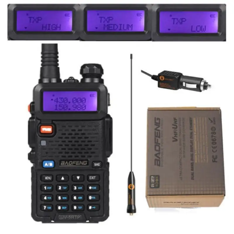 Baofeng UV-5R TP 8 Вт Высокая мощность VHF/UHF 136-174/400-520 МГц двухдиапазонный FM двухсторонний
