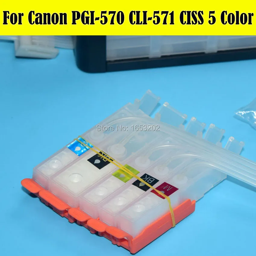 1 компл. СНПЧ для Canon PGI-570 CLI-571 MG5750 MG5751 MG5752 MG5753 MG6850 MG6851 MG6852 принтер с ARC чип |