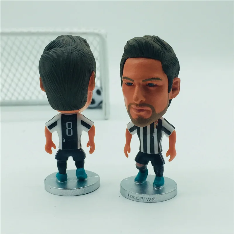 Soccerwe футбольная кукла 2 55 дюймов 8 # Marchisio фигурка белый черный комплект|Куклы| |