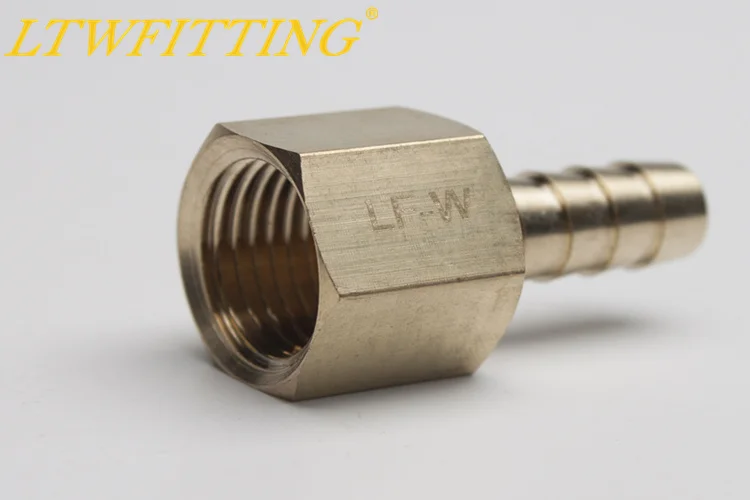 LTWFITTING Value Pack латунный фитинг 5/16 &quotHose Barb x 3/8&quot Female NPT и муфта Резьбовая |