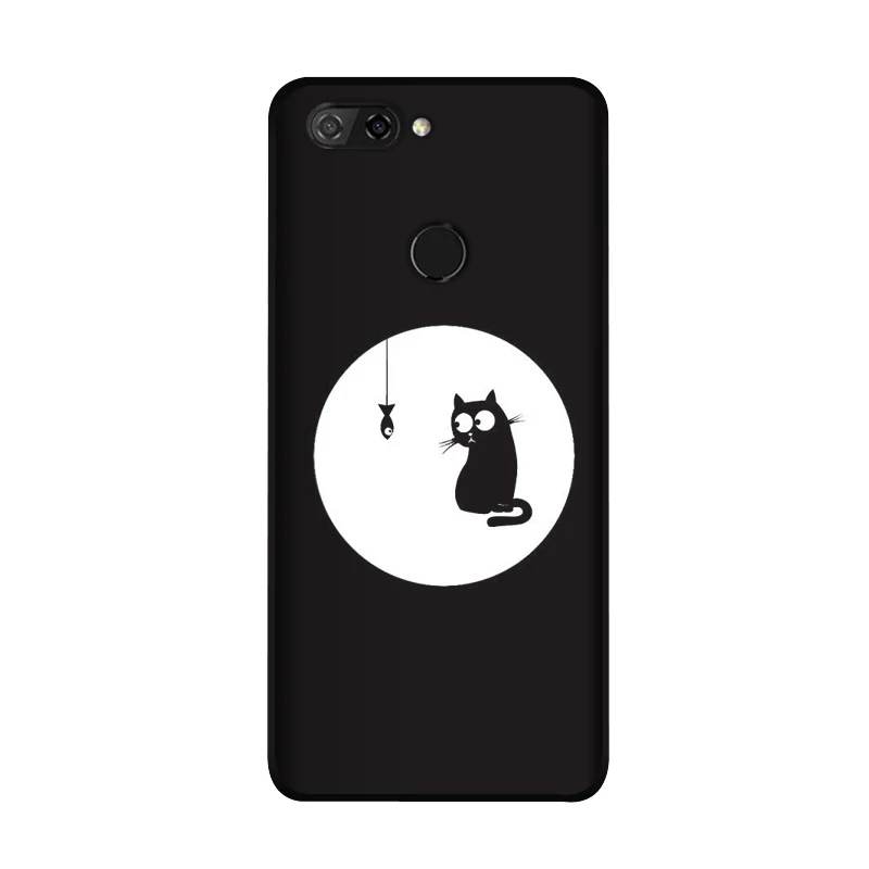 Мягкий силиконовый чехол QAQsam для ZTE Blade V9 5 7 дюйма с рисунком матовый телефона