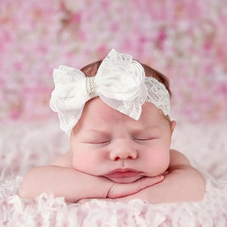 20 шт. белая повязка на голову для крещения|baptism headbands|christening headbandheadband white |