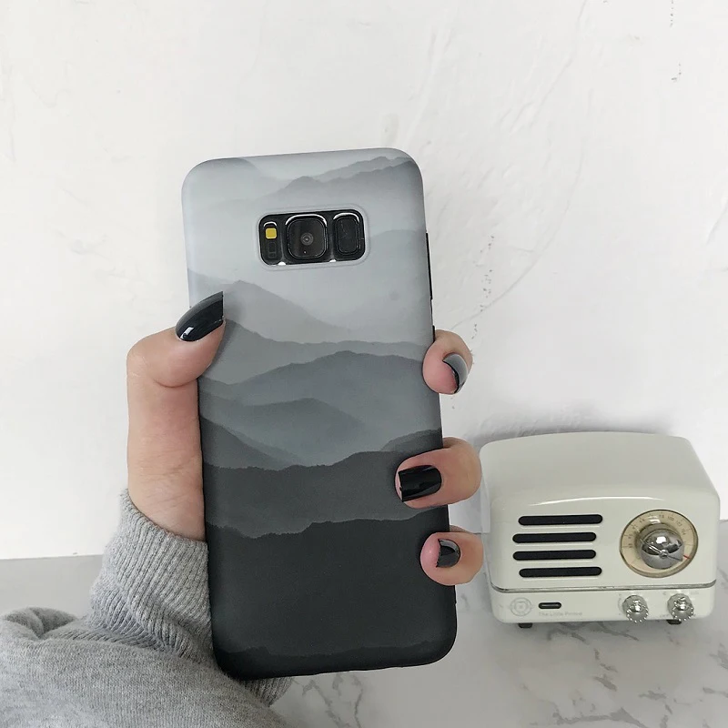 YHBBCASES градиентные чехлы для телефонов Samsung Galaxy S10 5G S8 S9 Plus чехол Note 10 8 9 мягкий с