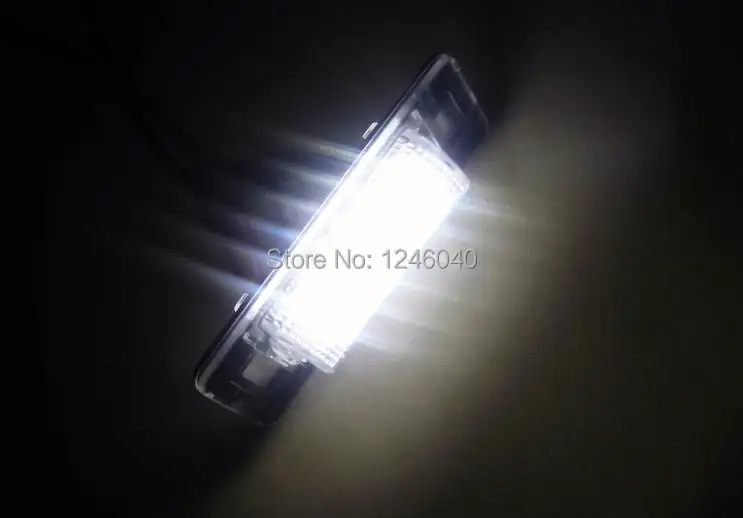 2 шт. Led номерной знак светильник для Benz W202 W210 седан рестайлинг 1997-2000 чистый белый