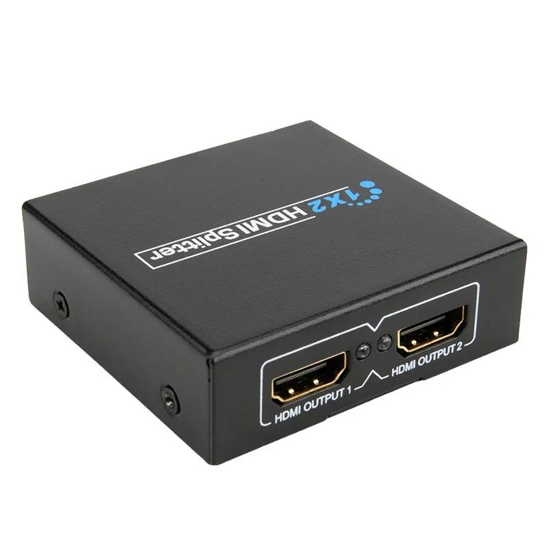 HDMI Разделение тер Full HD 1080 P видео коммутатор 1X2 1 в 2 усилитель двойной Дисплей для