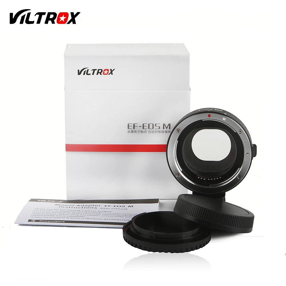 Viltrox EF EOSM электронный адаптер для объектива с автофокусом Canon EOS S Lens M M2 M3 M5 M6 M10 M50 M100