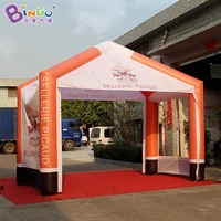 customized 5x3x4 2 m inflatable advertising tent for commercial show promotional inflatable canopy for trade display toy tent