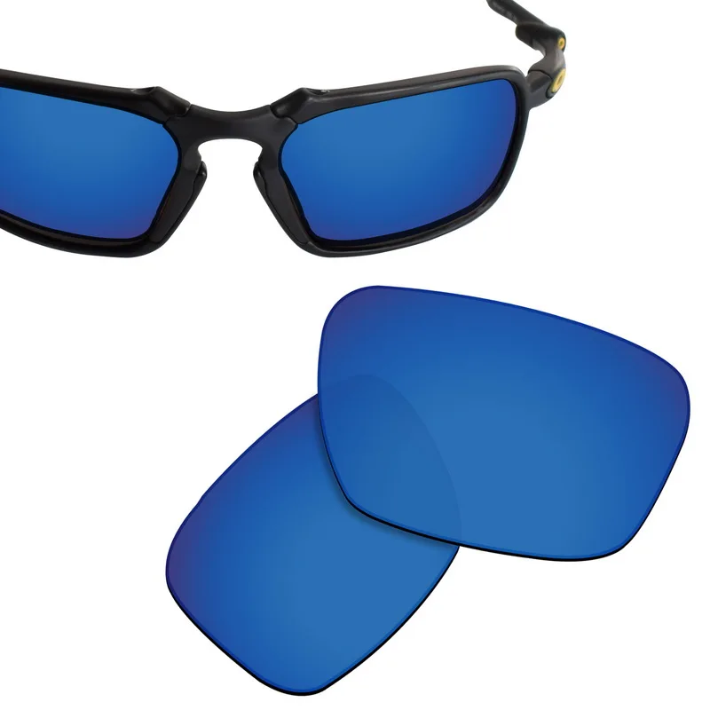 SmartVLT Replacement Lenses Polarized for Oakley Badman Sunglasses - Deep Water