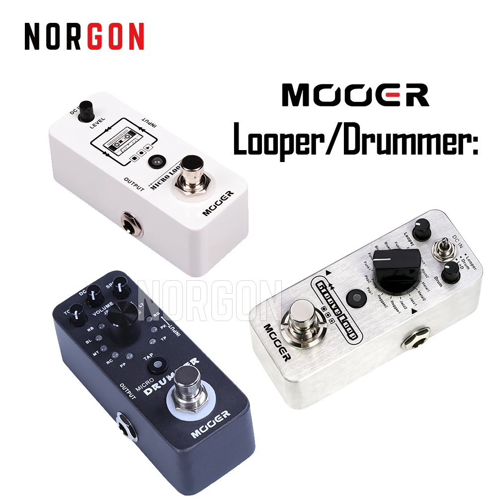 Mooer на основе времени Гитарные эффекты педаль цифровой электрический бас