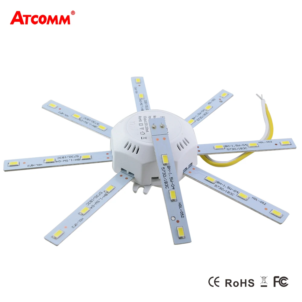 

High Lumen LED Ceiling Lamp Light Source Replacement 12W 16W 20W 24W 220V LED Diode Light Board SMD 5736 Chip Energy Saving