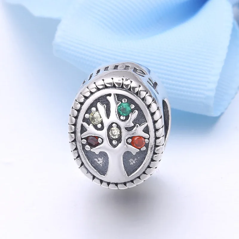 New Design 925 Sterling Silver The Tree of Life Beads Fit Original Charm Bracelet For My Family Jewelry Christmas Gift | Украшения и