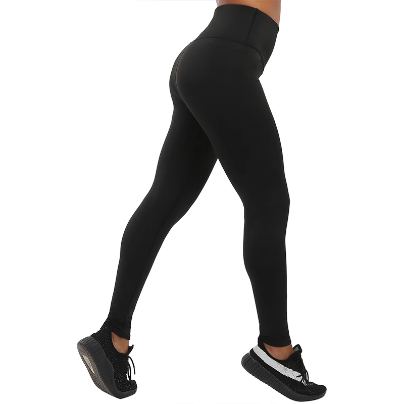 лосины пуш-ап женские с высокой талией однотонный леггинсы Activewear тренировок