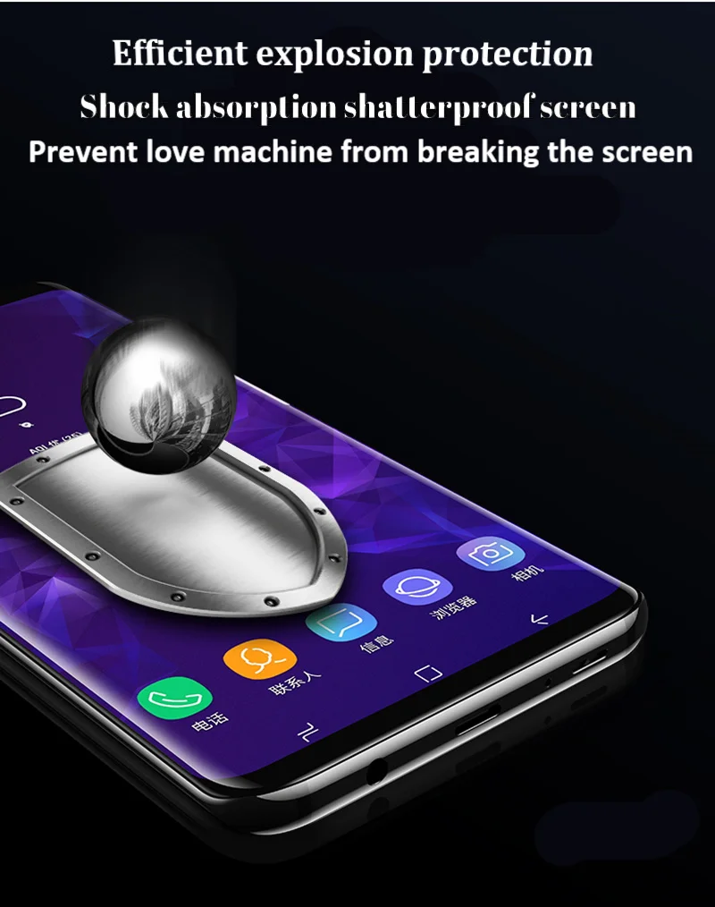 CXYIGONH 6D для Samsung Galaxy S6 Edge S7 защита экрана S8 S9 стекло фильм Note 8 примечание 9