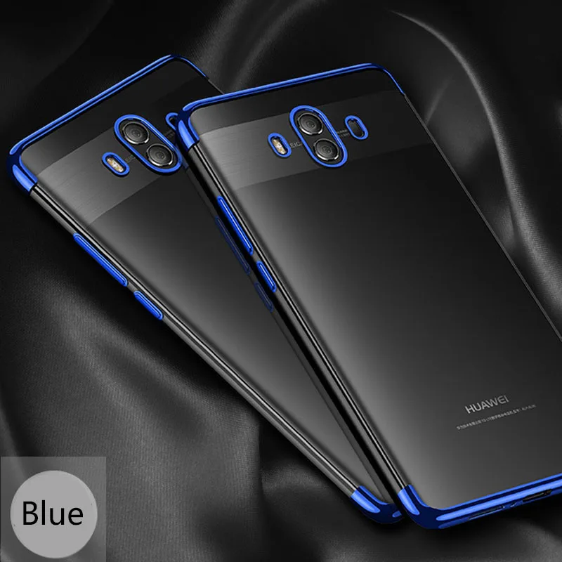 Silicone Soft Back Case For Huawei P8 P10 Lite Plus Mate 7 8 9 10 Pro Cover Electroplating Cases HuaweiP9 Lite2017 |