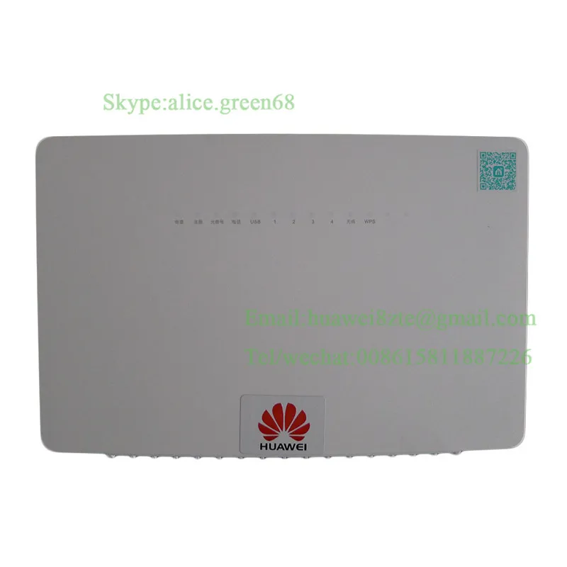 Оригинальная английская версия 2 4g & 5G двухдиапазонный Wifi 4GE Lan порт HS8546V GPON ONU с 1 vioce