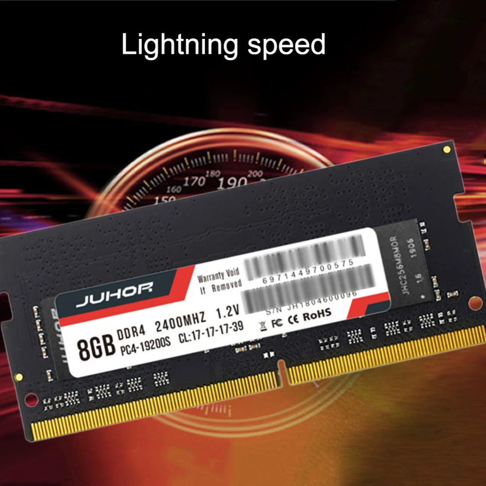 Ноутбук оперативная Память DDR4 Juhor 4 ГБ 8 ГБ PC4-19200 DDR4-2400MHz 260Pin 1,2 в SODIMM ноутбук оперативная память