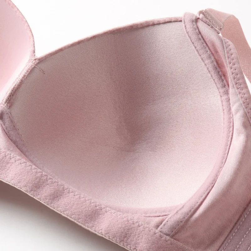 Плюс размер 5 цветов женский беспроводной бюстгальтер пуш ап D E чашка сексуальный