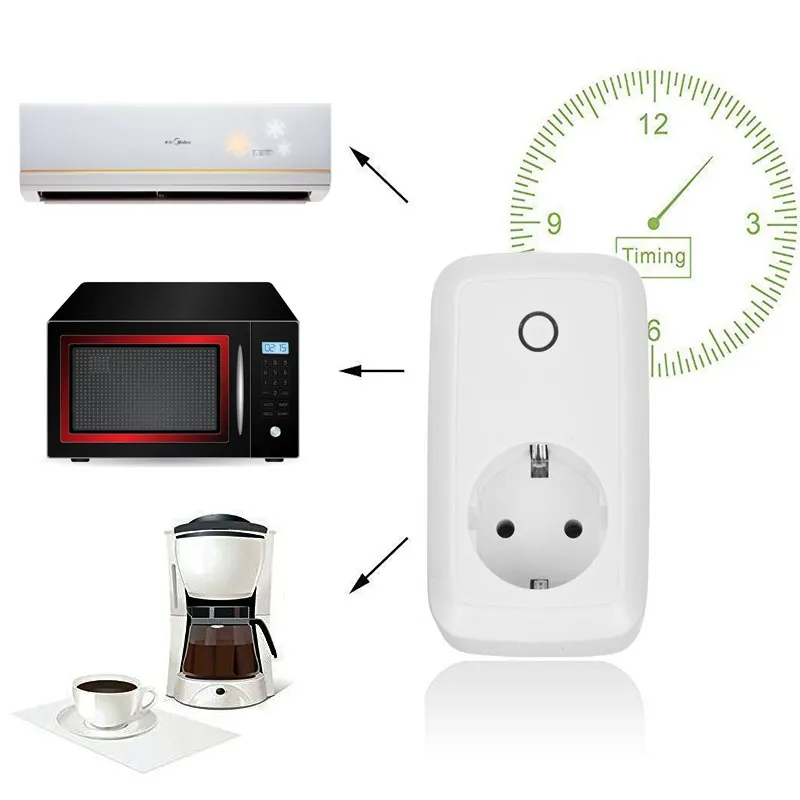 Умная розетка Coopkony с Wi Fi 10 А Домашняя автоматизация Wifi 100 240 В дистанционное