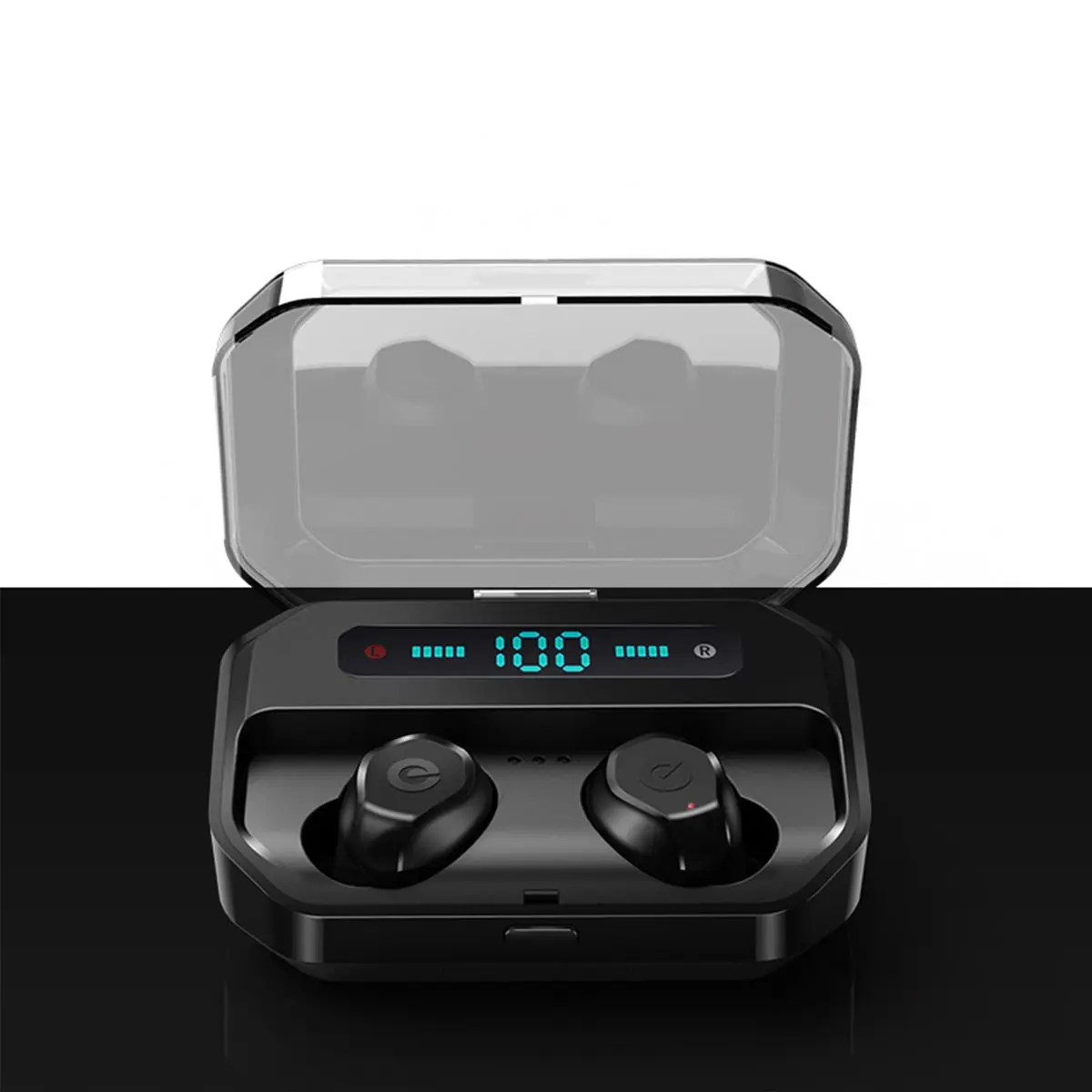 better quality black CVC 8,0 bluetooth 5,0 TWS беспроводные наушники Smart для сенсорного IPX7 водонепроницаемые стерео наушники 3500 мАч power Bank беспроводные наушники - Цвет: better quality black