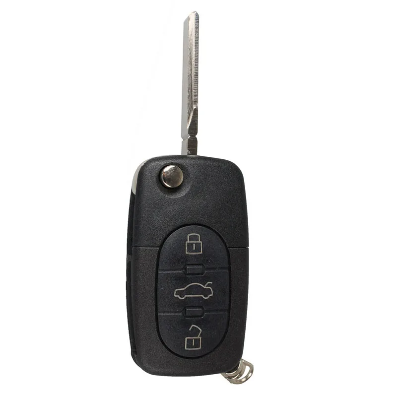 IZTOSS Replacement 3 Buttons Flip Car Key Case Shell Fob For Audi TT A4 A6 A8 With Blade | Автомобили и мотоциклы
