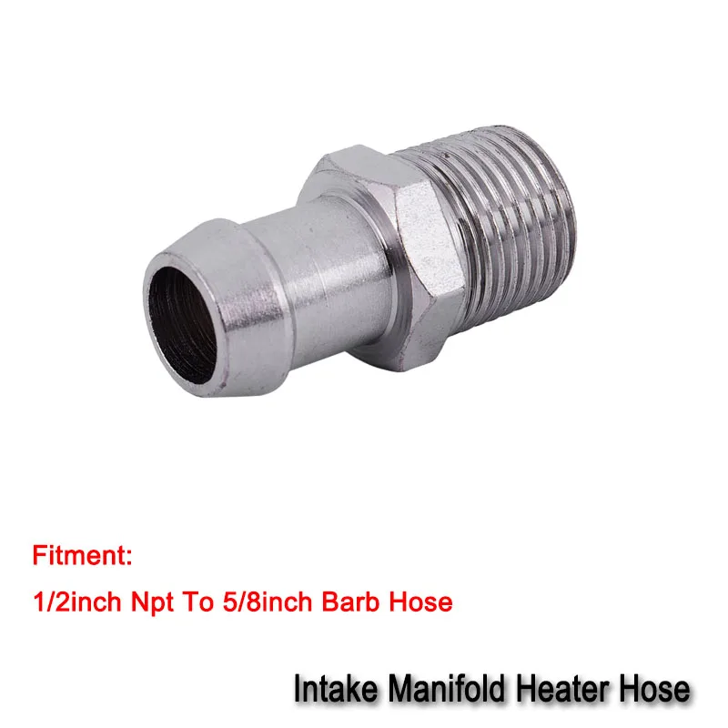 Фитинг для впускного коллектора из Нержавеющей Стали Chevy 1/2 Npt 5/8 Sbc A4 фитинг