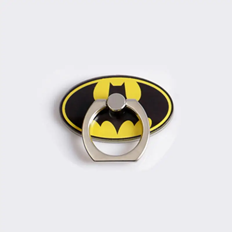 Batman Держатель для iPhone с кольцом на палец, автомобильный держатель для iPhone, животное, Зебра, Марвел, 360 вращение, крюк, розетка, подставка для сотового телефона, зажим - Цвет: Batman