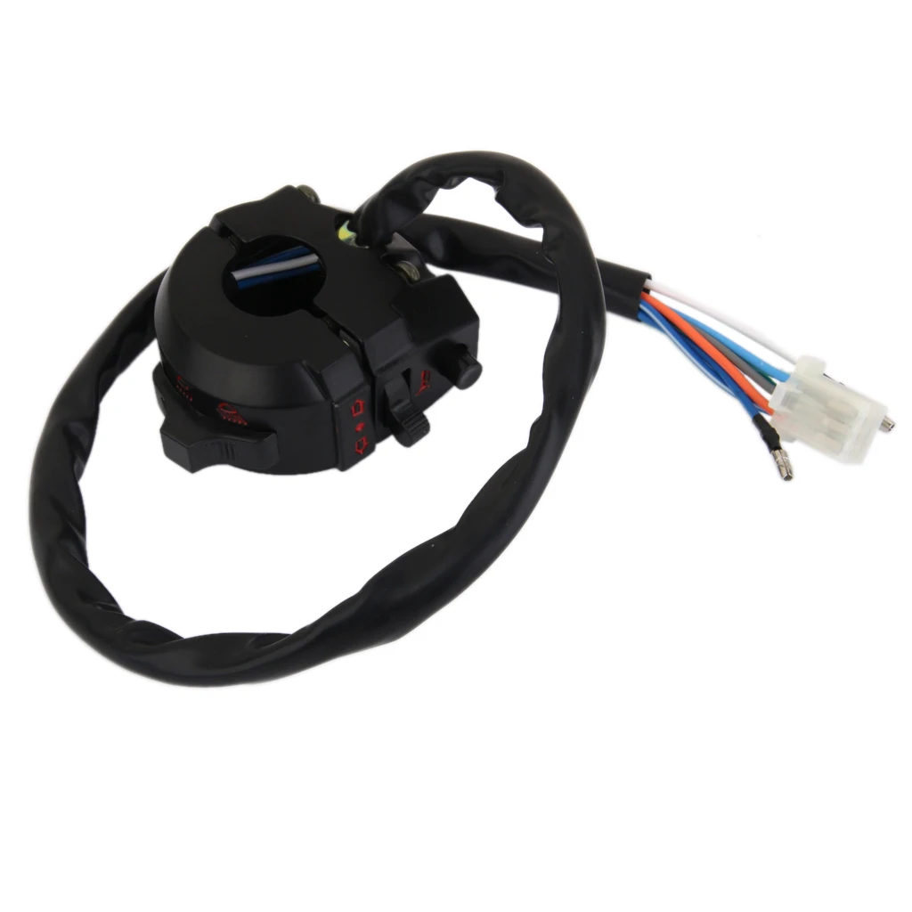 

Brand New Motorcycle Dirtbike ATV Control Turn Signal Light Horn Left Switch Black