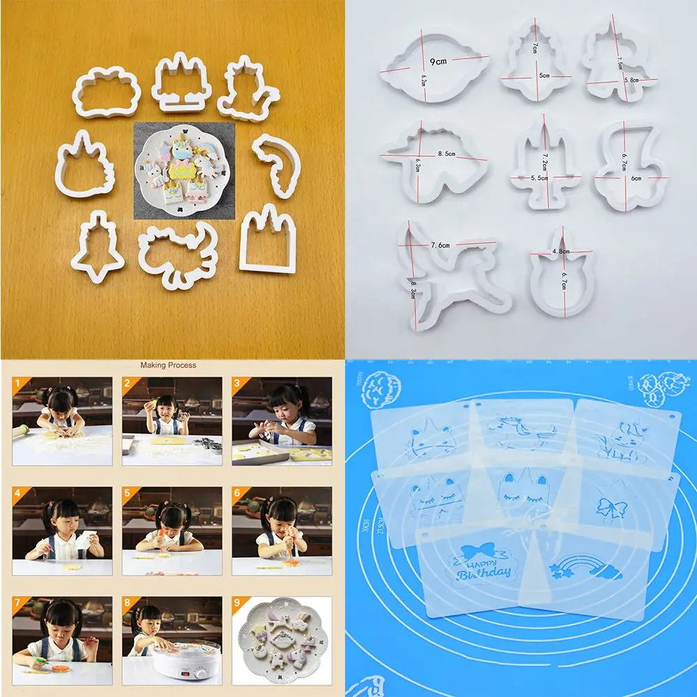 8 шт. креативный Единорог печенья резак набор для работы с мастикой сделай сам