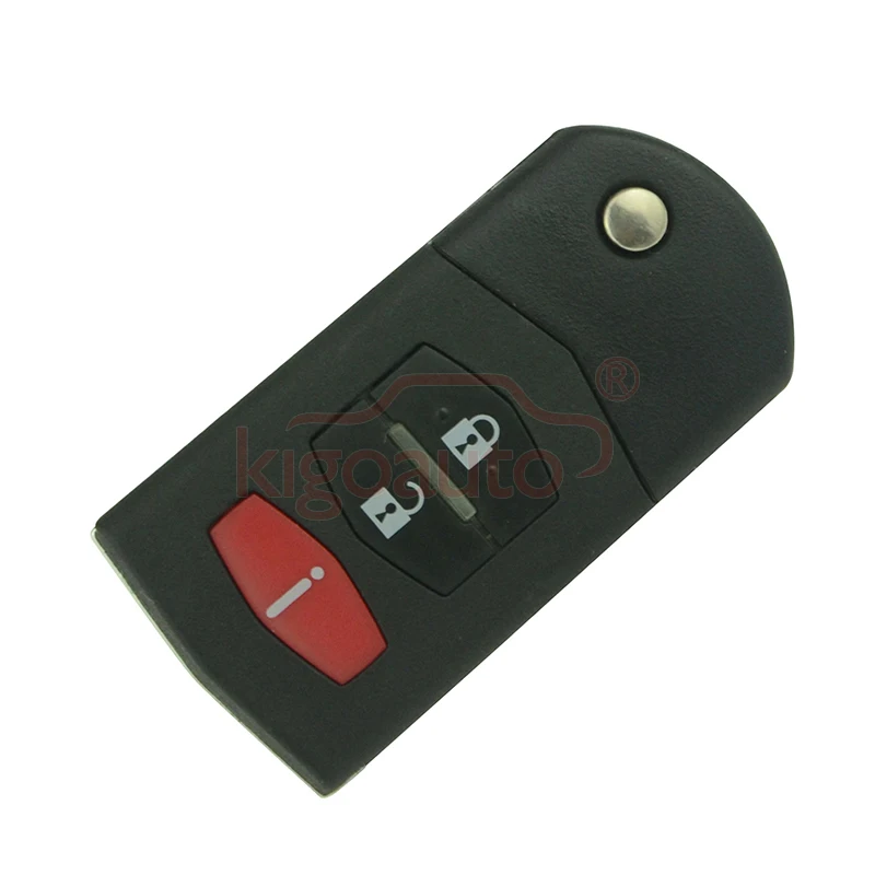 Флип-ключ 2 кнопки с panic 315 МГц BGBX1T478SKE12501 для Mazda 3 5 6 Автомобильный Дистанционный ключ kigoauto