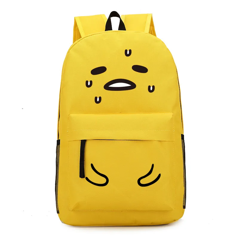 Gudetama Рюкзак Школьная Сумка для подростков девочек мальчиков Милая книжная сумка для ноутбука рюкзаки рюкзак Mochilas