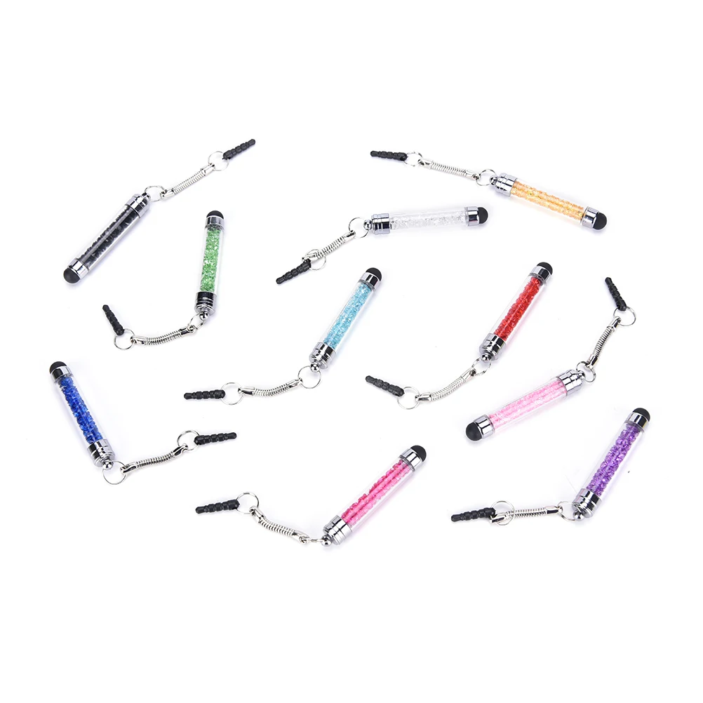 2PCS Luxury Diamond Crystal Stylus Touch Screen Pen For Tablet Laptops Universal Phones Styluses | Компьютеры и офис