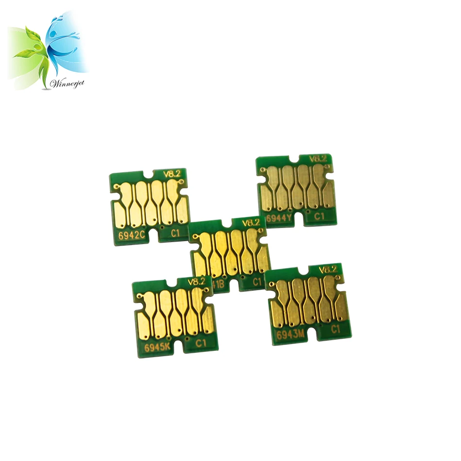 (10 шт./лот) для Epson SC T3200 T5200 T7200 Φ T619300 чип резервуара обслуживания|epson t6193 chip|epson t7200