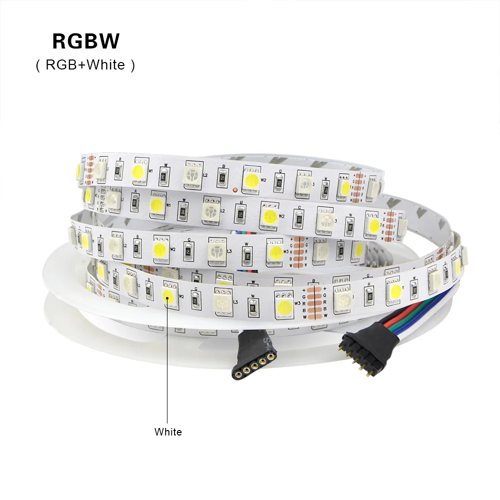 Светодиодная лента 5050 SMD 11 цветов 5 м 12 В RGB RGBW RGBWW водонепроницаемая Декоративная