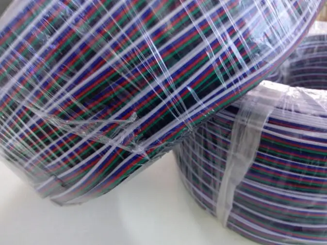Удлинительный кабель 10-50 м 5Pin 22AWG/20AWG/18AWG белый/синий/красный/зеленый/черный