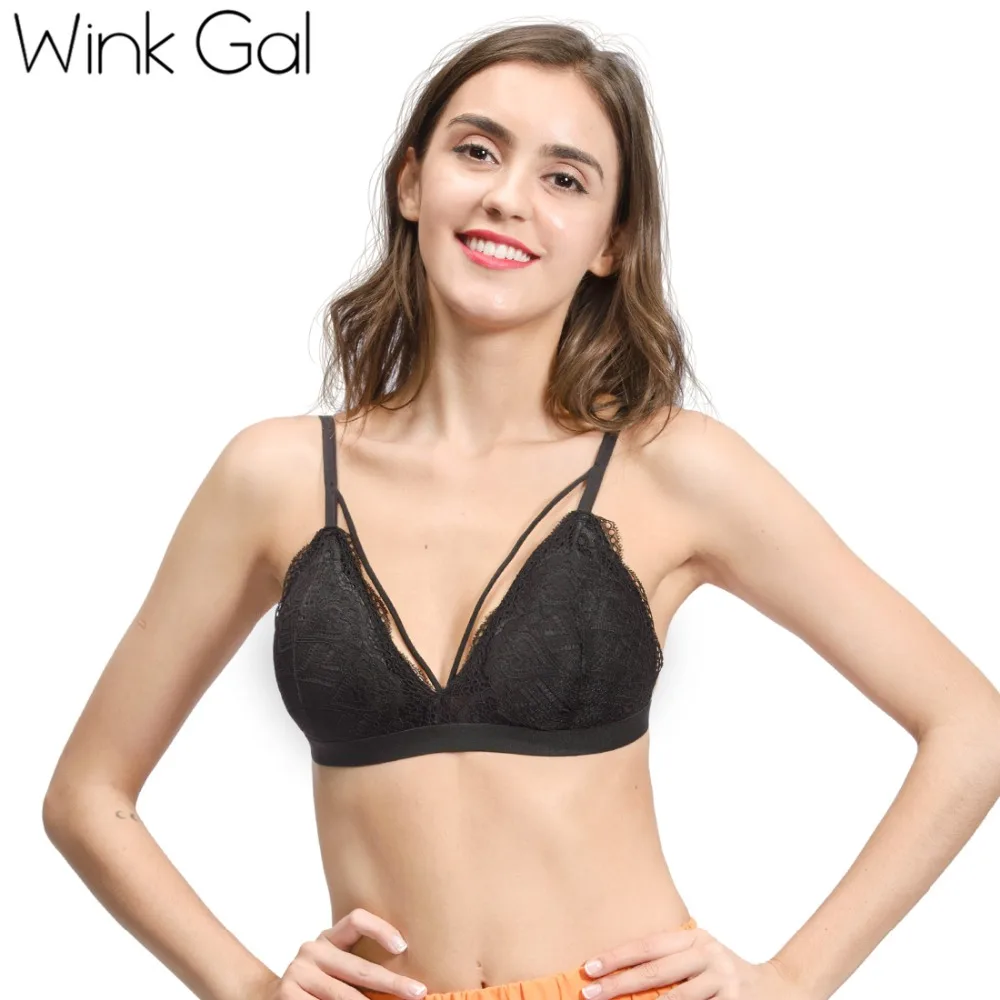 Wink Gal новый черный кружевной женский Бралетт сексуальное женское белье для